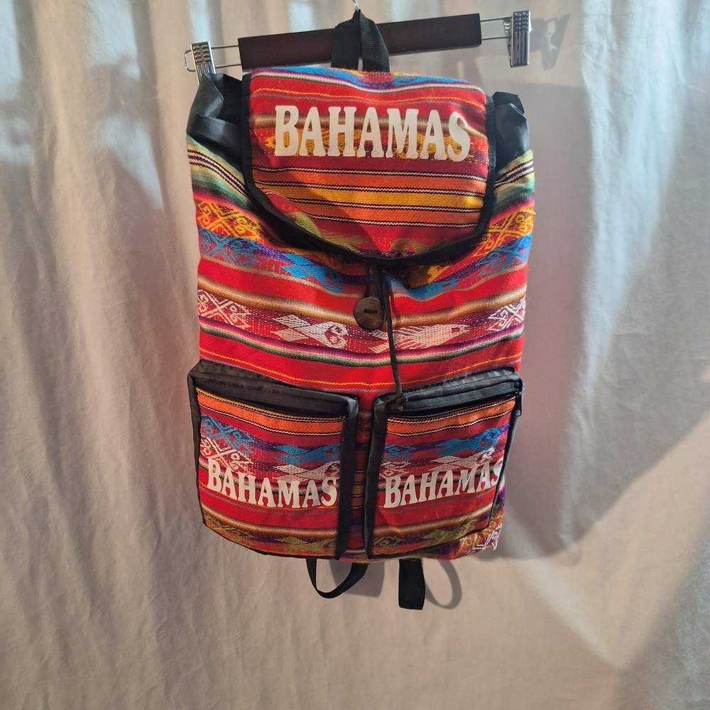 Bahamas Striped Multicolor Backpack
